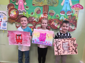 Prace na konkurs „ The Colour Monster”