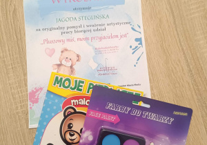 Dyplom i nagrody w konkursie