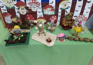 Prezentacja Cudaczków- Kartoflaczków wykonanych przez dzieci i rodziców.