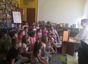 Tydzień bibliotek – wyjazd do Biblioteki Pedagogicznej w Poddębicach